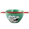 Bioworld Disney Mickey Mouse Ramen Noodle Bowl With Chopsticks