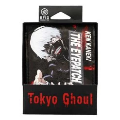Bioworld Tokyo Ghoul Ken Kaneki Digital Print Bi-Fold Wallet -Fashion T Shirt Shop 0014263 tokyo ghoul ken kaneki digital print bi fold wallet
