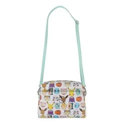 Bioworld Pokémon Faces Metal Badge Crossbody Handbag