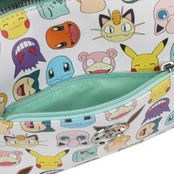 Bioworld Pokémon Faces Metal Badge Crossbody Handbag -Fashion T Shirt Shop 0022218 pokemon faces metal badge handbag 3d2ff7a9 9220 4f65 bed4 d871b43ee156