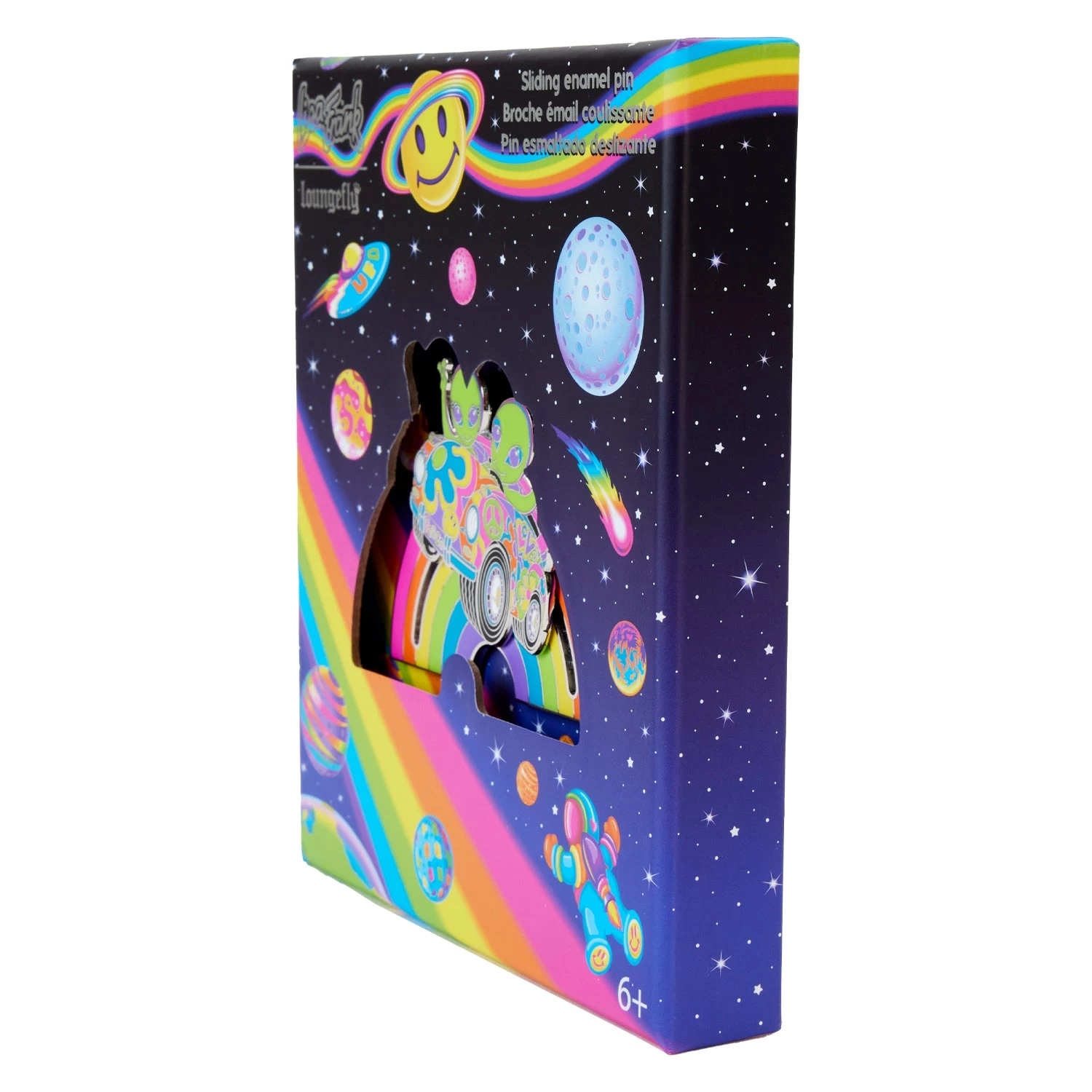 Loungefly Lisa Frank Zoomer & Zorbit 3" Limited Edition Collector Box Pin - *PREORDER* 2 Loungefly Lisa Frank Zoomer & Zorbit 3" Limited Edition Collector Box Pin - *PREORDER* - Image 2