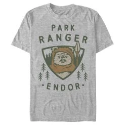 Star Wars Park Ranger Endor Ewok Badge T-Shirt