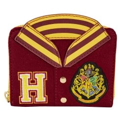 Loungefly WB Harry Potter Gryffindor Varsity Zip Wallet - *PREORDER*