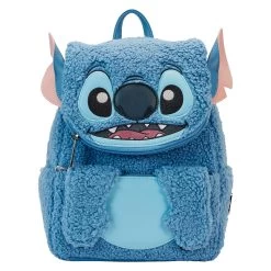 Loungefly Disney Stitch Plush Pocket Mini Backpack - *PREORDER*