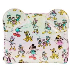 Loungefly Disney D100 AOP Zip Wallet
