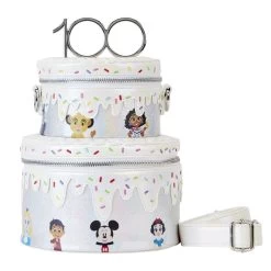 Loungefly Disney 100th Celebration Cake Crossbody Bag