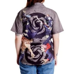Loungefly Jujutsu Kaisen Sublimated Camp Shirt - *PREORDER* -Fashion T Shirt Shop 5239CB41 868F 496A 9475 26A312CD1605
