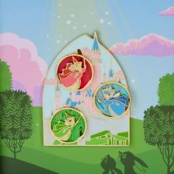 Loungefly Disney Sleeping Beauty Stained Glass Fairies 3" Limited Edition Collector Box Pin - *PREORDER* -Fashion T Shirt Shop 75976155 CE32 4B39 8FE4 9BC69DB76505