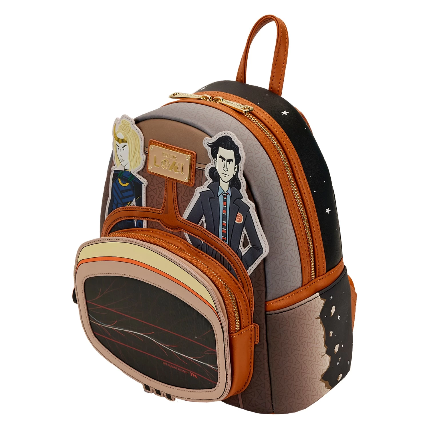 Loungefly Marvel Loki TVA Lenticular Multiverse Mini Backpack - *PREORDER* 4 Loungefly Marvel Loki TVA Lenticular Multiverse Mini Backpack - *PREORDER* - Image 4