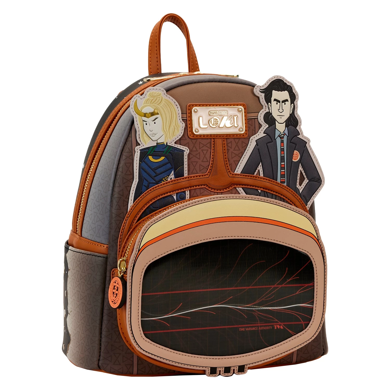 Loungefly Marvel Loki TVA Lenticular Multiverse Mini Backpack - *PREORDER* 2 Loungefly Marvel Loki TVA Lenticular Multiverse Mini Backpack - *PREORDER* - Image 2