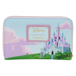 Loungefly Disney Sleeping Beauty Stained Glass Castle Zip Wallet - *PREORDER* -Fashion T Shirt Shop B9B5FF6D 8A35 4C28 B4DA 0921D713C4AB