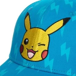 Bioworld Pokémon Pikachu AOP Snapback Hat -Fashion T Shirt Shop BA8YSYPOK 5