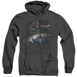 Men's Batman Arkham Knight Knight Rider Heather Pullover Hoodie