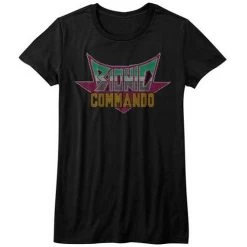 Junior's Bionic Commando Pixel Logo T-Shirt