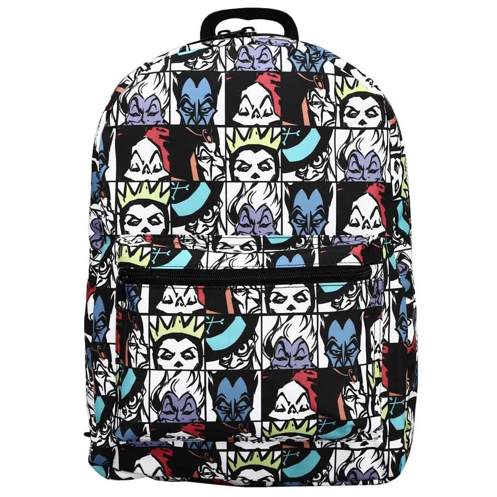 Bioworld Disney Villains Character Tile AOP Backpack 1 Bioworld Disney Villains Character Tile AOP Backpack