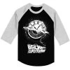 Men's Back To The Future Wheel Of Time Raglan Tee