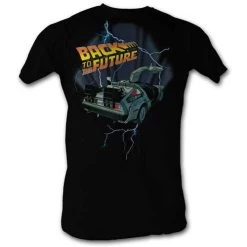 Men's Back To The Future Lightning Car Lightweight Tee