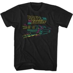 Men's Back To The Future Neon Future Tee