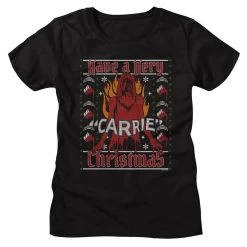 Junior's Carrie A Very Carrie Christmas T-Shirt