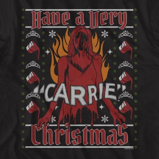 Carrie A Very Carrie Christmas T-Shirt 2 Carrie A Very Carrie Christmas T-Shirt - Image 2