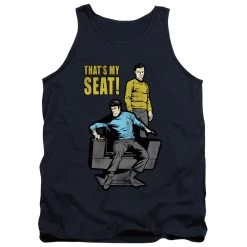 Men's Star Trek Tos My Seat Tank Top