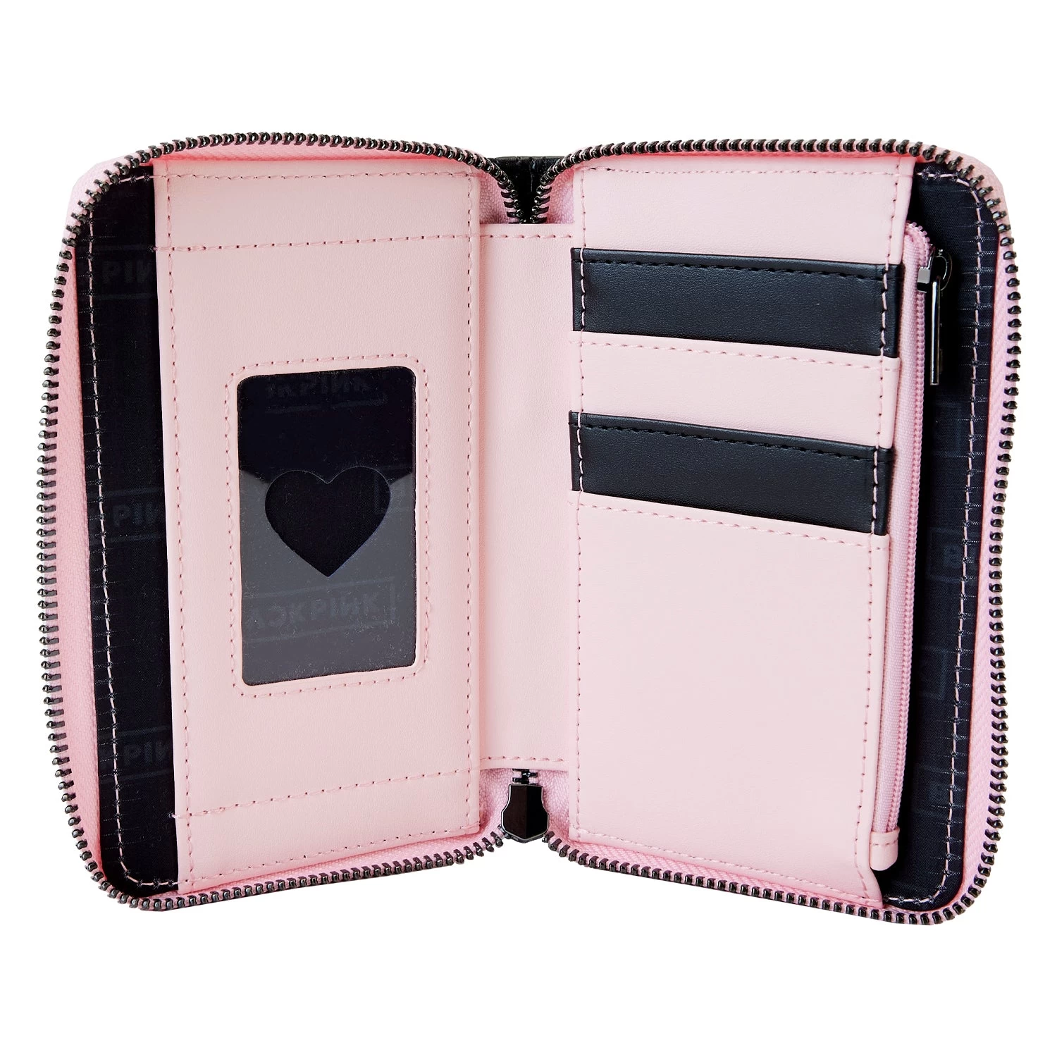 Loungefly BLACKPINK AOP Heart Zip Wallet - *PREORDER* 2 Loungefly BLACKPINK AOP Heart Zip Wallet - *PREORDER* - Image 2