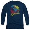 Men's DC Comics Superman Big Blue Long Sleeve Tee