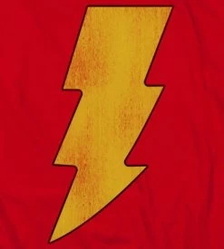 DC Comics Shazam Distressed Logo T-Shirt