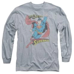 Men's DC Comics Superman On The Job Long Sleeve Tee