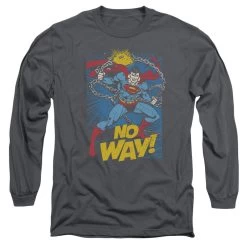 Men's DC Comics Superman No Way Long Sleeve Tee