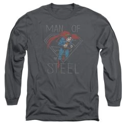 Men's DC Comics Superman Hardened Heart Long Sleeve Tee