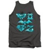 Men's DC Superhero Girls Line Art Group Tank Top