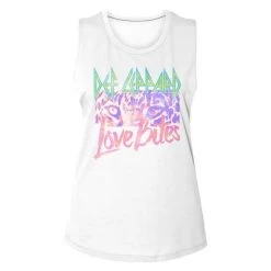 Junior's Def Leppard Love Bites Muscle Tank Top