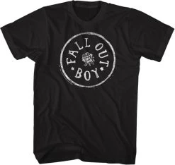 Fall Out Boy Circle Rose T-Shirt