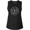 Junior's Fall Out Boy Circle Rose Muscle Tank Top