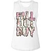 Junior's Fall Out Boy Neapolitan Muscle Tank Top