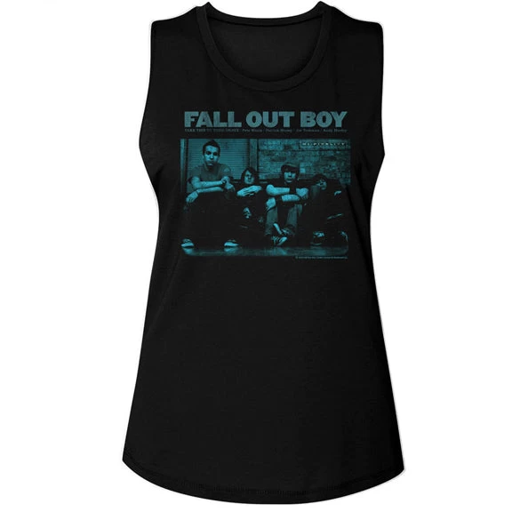 Junior's Fall Out Boy Take This To Your Grave Muscle Tank Top 1 Junior's Fall Out Boy Take This To Your Grave Muscle Tank Top