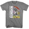 Gundam MS White Text T-Shirt