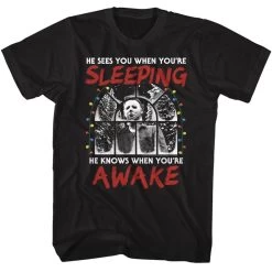 Halloween Sees You When You're Sleeping T-Shirt