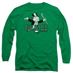 Men's Monopoly Big Bank Long Sleeve T-Shirt