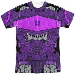 Men's Transformers Shockwave Costume Sublimated T-Shirt
