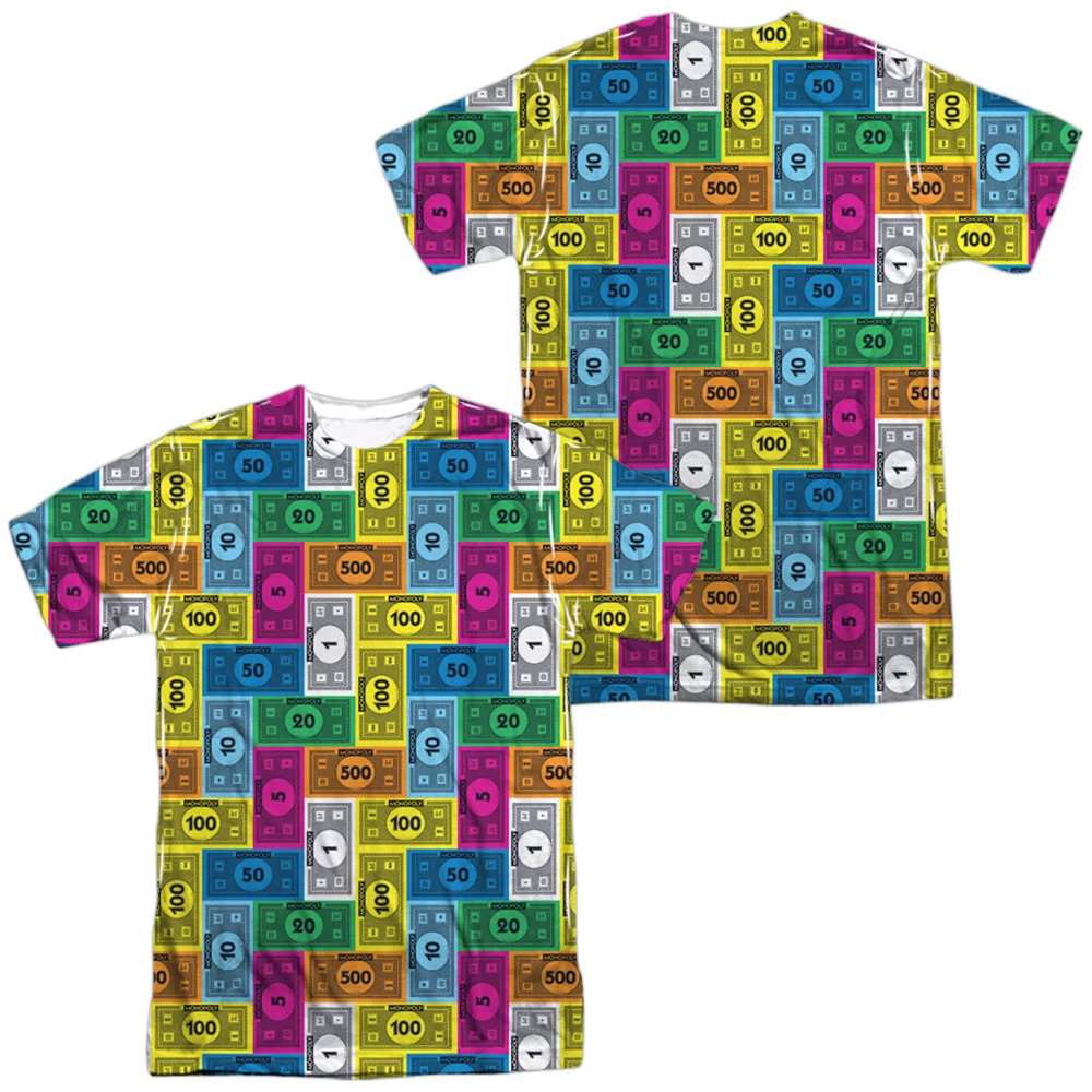Men's Monopoly Cash Rich Sublimated Tee 3 Men's Monopoly Cash Rich Sublimated Tee - Image 3