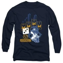 Men's Monopoly Railroad Tycoon Long Sleeve Tee