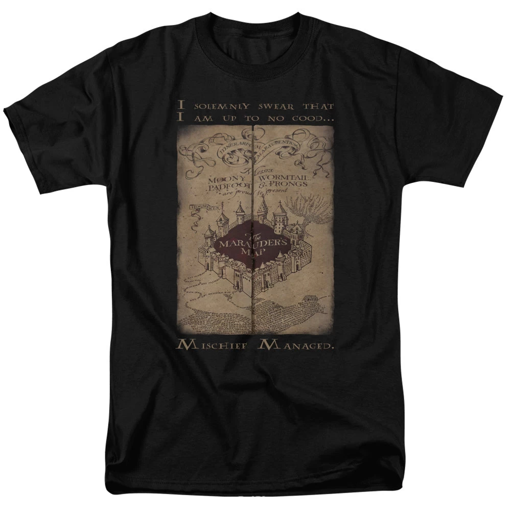 Harry Potter Marauders Map Words T-Shirt 1 Harry Potter Marauders Map Words T-Shirt