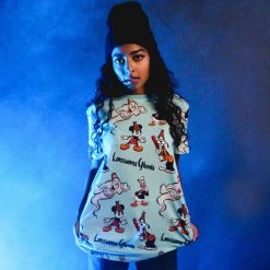 Cakeworthy Disney Lonesome Ghosts AOP Unisex T-Shirt -Fashion T Shirt Shop IMG 2386