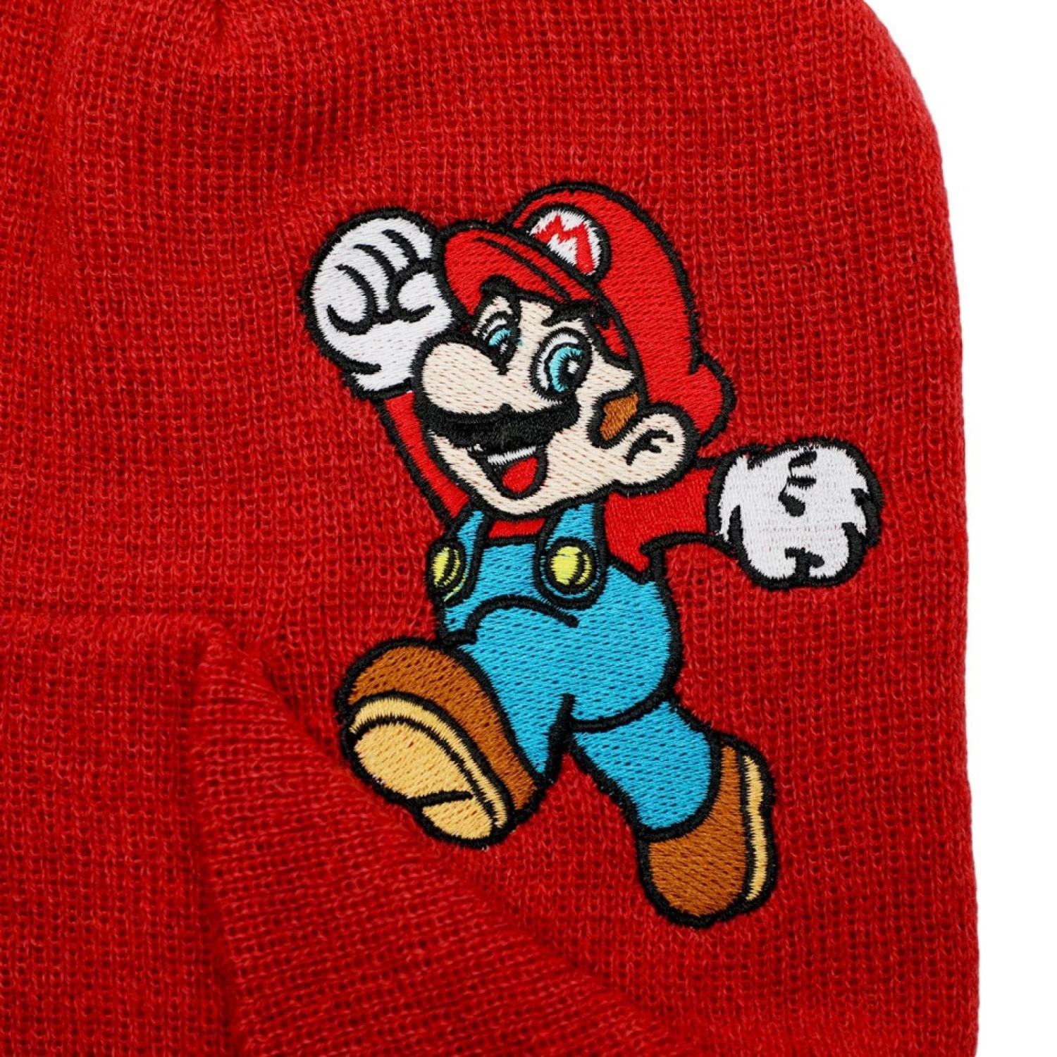 Bioworld Super Mario Bros. Nintendo Mario Peek-A-Boo Beanie 3 Bioworld Super Mario Bros. Nintendo Mario Peek-A-Boo Beanie - Image 3