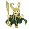Bioworld Marvel Loki Chibi 3 Inch Lapel Pin