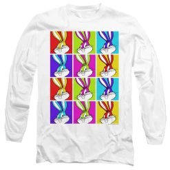 Men's Looney Tunes Bugs Tiles Long Sleeve Tee