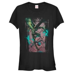 Junior's Marvel Spider-Man Buzzard Splat T-Shirt