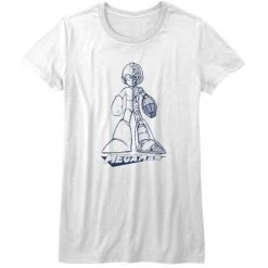 Junior's Mega Man Blueprint T-Shirt